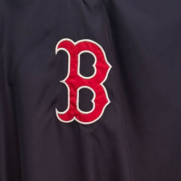 Vintage Boston Red Sox MLB Genuine Merchandise Navy Red Pullover Jacket Size X - Picture 3 of 8